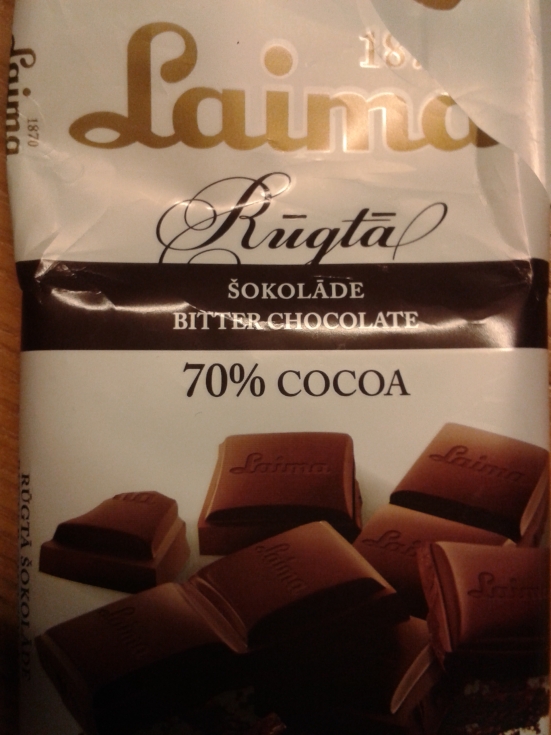 Rūgtā šokolāde 70% cocao